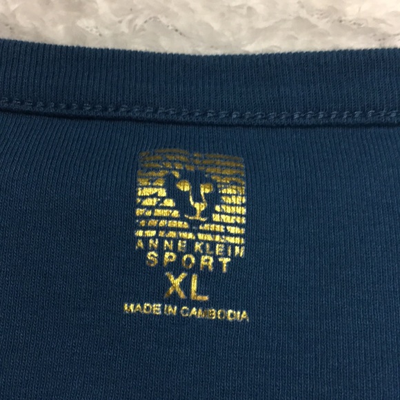 Anne Klein Sport 3/4 sleeve top - size XLarge - Picture 2 of 6
